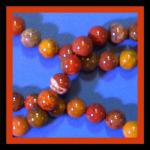 Rounds: Aqua Nueva Jasper  8mm by the Strand 15 - 16 inches