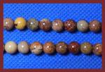 Rounds: Artistic Jasper  6mm Strands, 15 - 16 inches