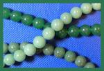 Rounds: Aventurine (Green) 10mm by the Strand 15 - 16 inches