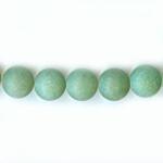 Rounds: Frosted Aventurine 10mm by the Strand 15 - 16 inches