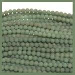 Rounds: Frosted Aventurine 6mm Strands 15 - 16 inches