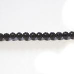 Rounds: Black Obsidian 6mm Strands 15 - 16 inches