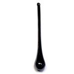 Raindrops: 5 1/2 Inch Black Glass, with a hole for hanging, 4 for $6
