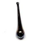 Raindrops: 3 inch Black Glass, with a hole for hanging, 3 for $3
