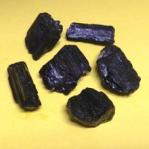 Mineral Specimens: Black Tourmaline 1 x 1 inches roughly, cubed, oddly shaped, 3 for $7.50