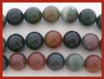 Rounds: Bloodstone 14mm Strands 15 - 16 inches