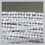 Rounds: Blue Lace Agate  4mm Strands 15 - 16 inches