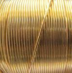 Wire: Base Metal Craftwire Wrapping Wire, 18 Gauge, brass / gold color