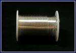 Wire: Base Metal Craftwire Wrapping Wire, 18 Gauge, shiny silver color