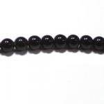 Rounds: Black Onyx  8mm Strands 15 - 16 inches