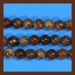 Rounds: Brown Opal Chalcedony 8mm  Strands 15 - 16 inch strands