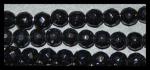 Rounds: Faceted 6mm Black Onyx Strands 15 - 16 inches