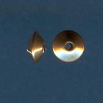 Brass: Bicones 3 x 6mm, 100 beads