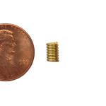 Base Metal Findings: Coils: 4 x 6mm Brass, 100 pieces