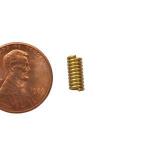 Base Metal Findings: Coils: 4 x 8mm Brass, 100 pieces