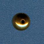 Brass: Round 8mm, 100 beads