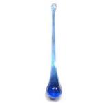 Raindrops: 5 1/2 Inch Blue Glass, with a hole for hanging, 4 for $6