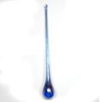 Raindrops: 8 Inch Blue Glass, with a hole for hanging,  4 for $6