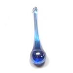 Raindrops: 3 inch Blue Glass, 4 for $4