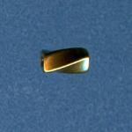 Brass: Twist 3 x 7mm, 100 beads