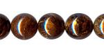 Rounds: Bronzite 10mm by the Strand 15 - 16 inches