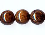 Rounds: Bronzite  8mm by the Strand 15 - 16 inches