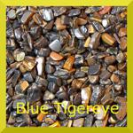 Chips: Undrilled Blue Tigereye about 2.2 Pounds (Kilo)