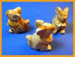 Stone Figurine Bunny: Picture Jasper