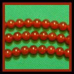Rounds: Carnelian  8mm by the Strand 15 - 16 inches