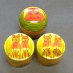 Wooden Kitty Cat Box,  5 Boxes