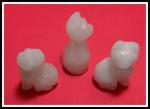 Stone Figurine Cat: Snow Quartz  3 for $27