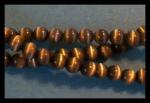 Cat's Eye Glass Rounds  4mm Black Strands 15 - 16 inches