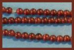 Cat's Eye Glass Rounds  4mm Brown 15 - 16 inches