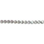 Cat's Eye Glass Rounds  4mm Grey 15 - 16 inches