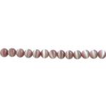 Cat's Eye Glass Rounds  4mm Lavender 15 - 16 inches
