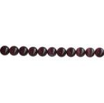 Cat's Eye Glass Rounds  6mm Purple 15 - 16 inches