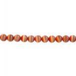 Cat's Eye Glass Rounds  6mm Reddish - Brown 15 - 16 inches