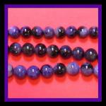 Rounds: Charoite  8mm 15 - 16 inches, per strand
