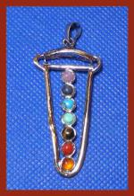 Chakra Pendants: Cone? about 2 inches tall (chakrapendcone), 3 for $7.50