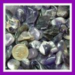 Chips: Undrilled Amethyst (Chevron) Chips or Nuggets Approximately 14 - 16 Ounces
