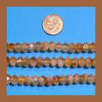 Rondelles: Citrine Faceted 5 x 8mm by the Strand 15 - 16 inches