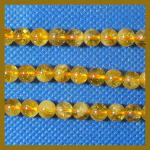 Rounds: Citrine  6mm 15 - 16 inch strands