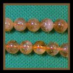 Rounds: Citrine  8mm 15 - 16 inch strands