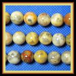 Rounds: Crazy Lace Agate 10mm Strands 15 - 16 inches