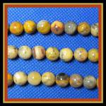 Rounds: Crazy Lace Agate  8mm Strands 15 - 16 inches