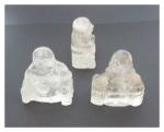 Stone Figurine Buddha: Clear Quartz Crystal