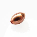 Copper Beads: Ovals 3 x 5mm Smooth, 100 beads