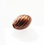 Copper Beads: Ovals 3 x 5mm Swirled, 100 beads