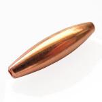 Copper Beads: Ovals 5 x 19mm, 20 beads