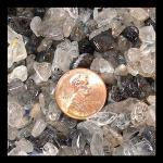 Chips: Undrilled Crystal with Rutiles, about two pounds